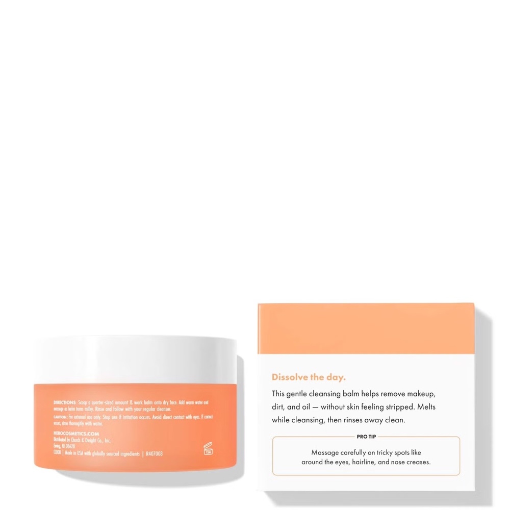 HERO COSMETICS Dissolve Away Daily Cleansing Balm Sensitive and Acne-Prone Skin - Picture 11 of 12